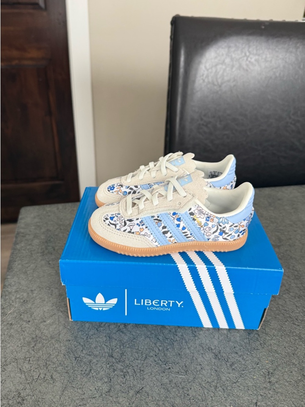 adidas Liberty London Samba toddler 7.5 NEW in box - Picture 2 of 5